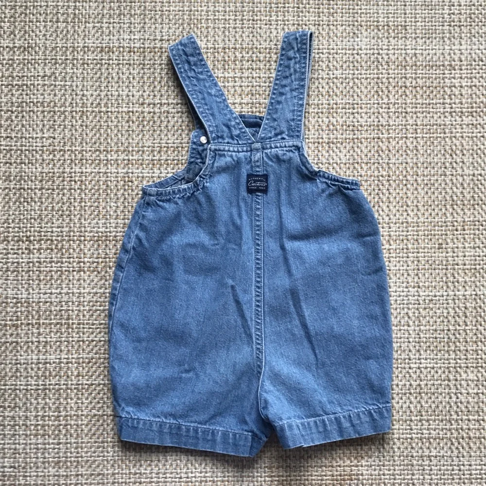 Vintage Carter's Shortall Overalls Romper (size 24m)